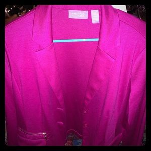 Chico’s blazer with zipper pockets